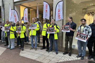 Concentración de UGT frente a Zara