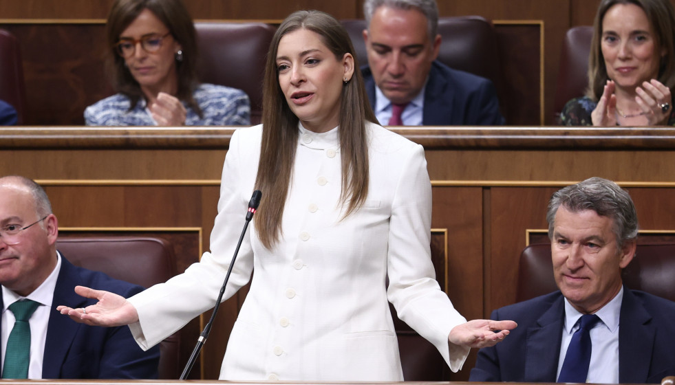 EuropaPress 7442092 portavoz pp congreso ester munoz pleno congreso diputados 15 abril 2026