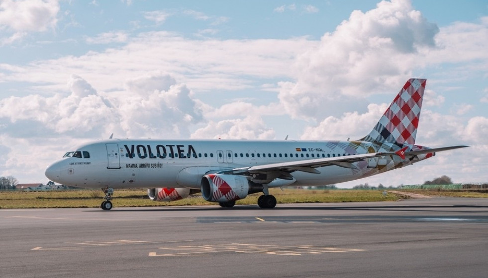 Archivo - Avión de Volotea.