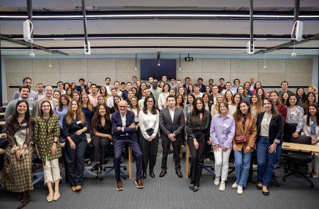 Xavier Marcet en el YLN de AmChamSpain, en la IE Tower