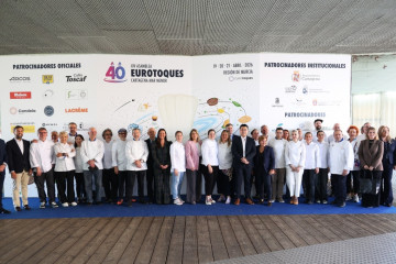 Juan Mari Arzak, Joan Roca o Martín Berasategui se reúnen en la Asamblea Nacional de Euro-Toques en Cartagena