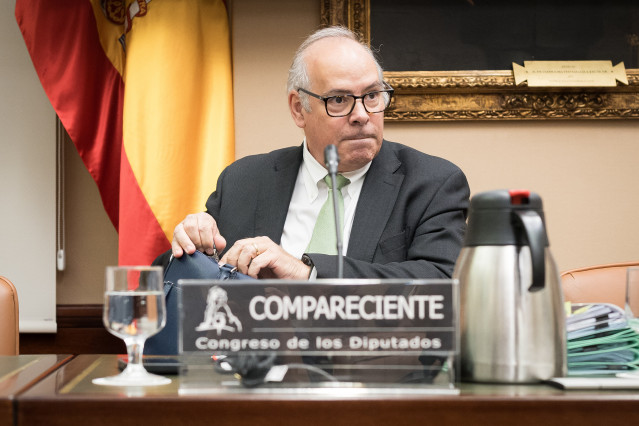 Mario Ruiz-Tagle, Consejero Delegado de Iberdrola España comparece ante la comisión de investigación del apagón, en el Congreso de los Diputados, a 20 de abril de 2026, en Madrid (España). La Comisión de Investigación indaga en la interrupción del suminis