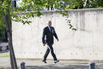 El extesorero del PP, Luis Bárcenas, a su llegada a la Audiencia Nacional, a 20 de abril de 2026, en San Fernando, Madrid (España).