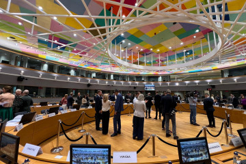 Archivo - Vista general de la reunión del Consejo de Asuntos Exteriores y Defensa de la Unión Europea en Bruselas, a 30 de agosto de 2024, en Bruselas (Bélgica).