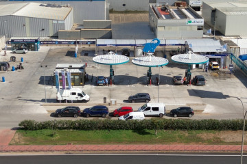 La estación de Ibiza Sant Antoni, flagship del Grupo Moure