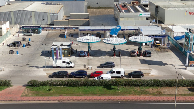 La estación de Ibiza Sant Antoni, flagship del Grupo Moure