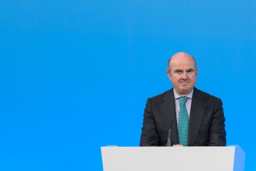 Archivo - El vicepresidente del BCE, Luis de Guindos
