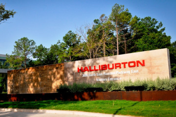 Archivo - Oficinas de Halliburton en Houston (Texas).