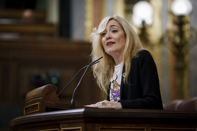Archivo - La diputada del PSOE María Carmen Castilla durante una sesión plenaria en el Congreso de los Diputados, a 8 de abril de 2025, en Madrid (España).