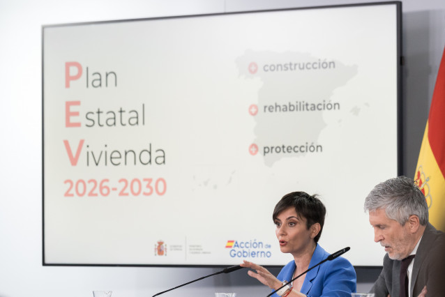 La ministra de Vivienda y Agenda Urbana, Isabel Rodríguez.