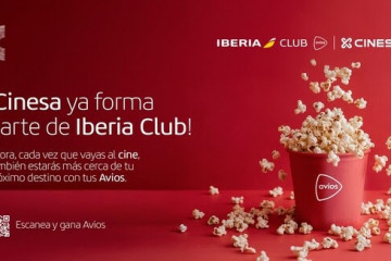 Cinesa se une a Iberia Club.