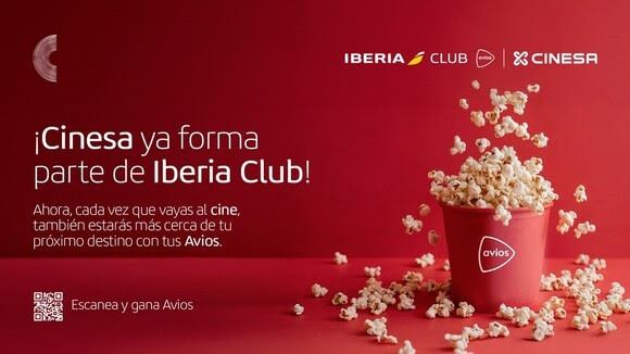 Cinesa se une a Iberia Club.