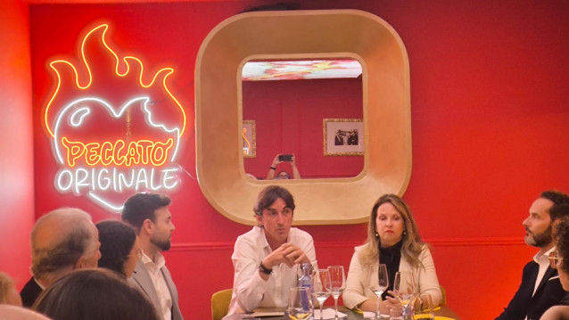 El consejero delegado del Grupo LMssLM, Javier Floristán, y la directora general Loli Riquelme,