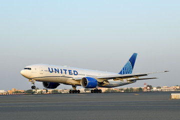 Archivo - Un avión de United Airlines.