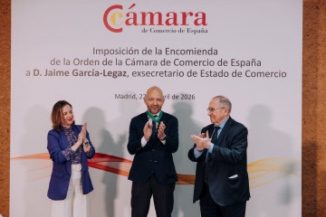 La Cámara de Comercio de España impone su encomienda al ex secretario de Estado de Comercio, Jaime García-Legaz