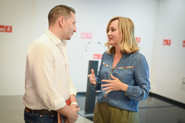 La secretaria general del PSOE Aragón y portavoz del Grupo Socialista en las Cortes de Aragón, Pilar Alegría.