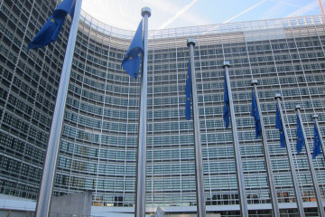 Archivo - Sede de la Comisión Europea en Bruselas.