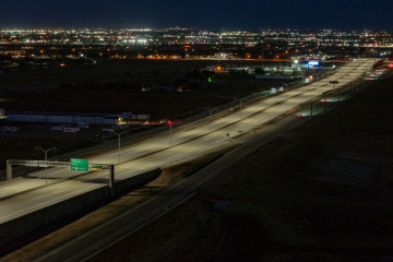Tramo de la autopista Loop 88 construido por Sacyr