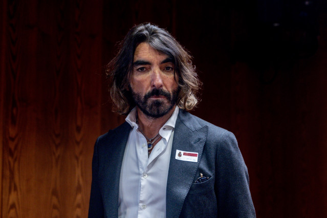 Archivo - El exdirector ejecutivo de Globalia, Javier Hidalgo, a su llegada a comparecer en la Comisión de Investigación por el ‘caso Koldo’, en el Senado, a 29 de noviembre de 2024, en Madrid (España).