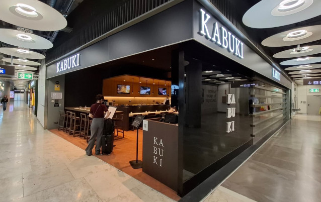 Restaurante Kabuki en el Aeropuerto Adolfo Suárez Madrid-Barajas, en Madrid.
