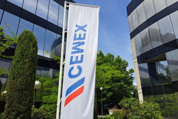 Archivo - Oficinas de Cemex en Madrid.