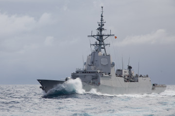 Archivo - Imagen de la fragata Álvaro de Bazán.