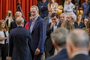 El Rey Felipe VI Y El Presidente De La Junta De Castilla Y León, Alfonso Fernández Mañueco, Asisten A La Jornada Inaugural De La Reunión Del Comité Internacional De Aspen Institute.