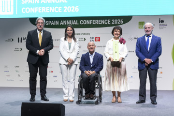 Concha Osácar recibe el Pedro de Churruca-ULI Spain Awards por su trayectoria dentro del inmobiliario.