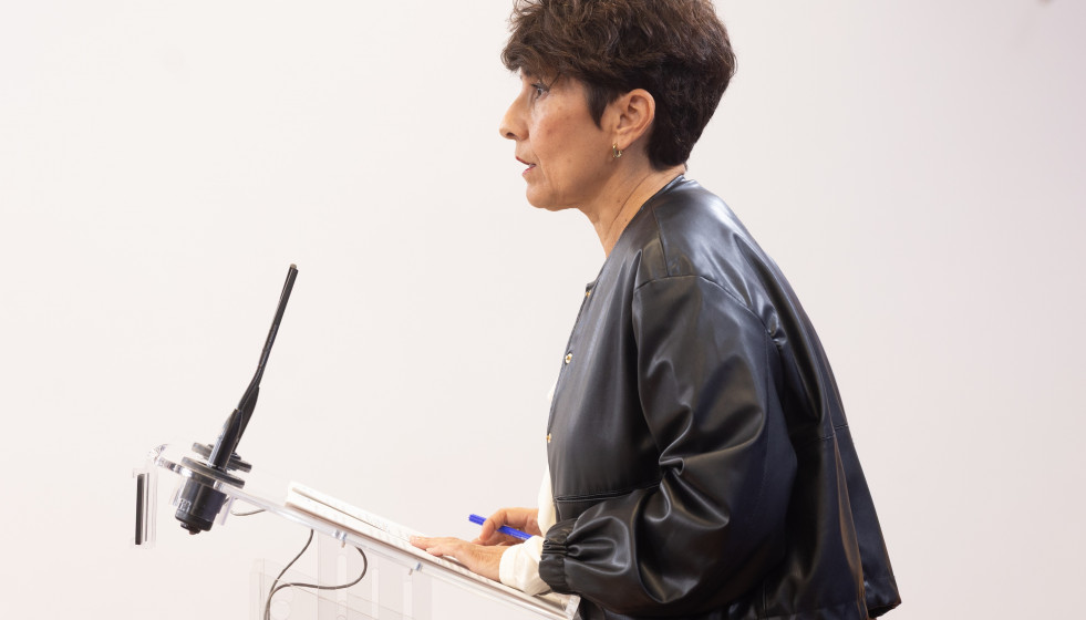 Archivo - La portavoz del PNV el Congreso de los Diputados, Maribel Vaquero