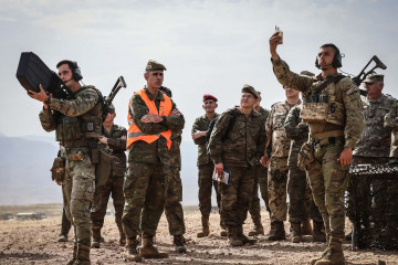 Demostración realizada en el el Campo de Maniobras de Viator (Almería).