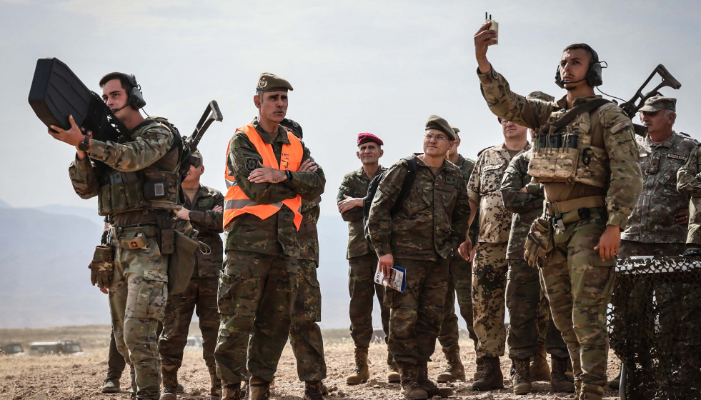 Demostración realizada en el el Campo de Maniobras de Viator (Almería).