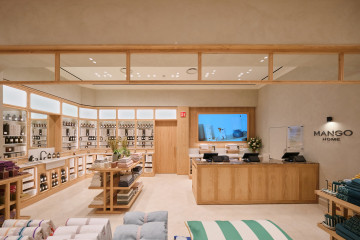 Imagen del interior de la tienda de Mango Home en Granada (Andalucía)