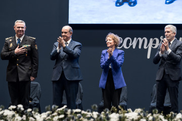 Archivo - El comisario principal José Luis Santafé Arnedo (i), en su toma de posesión como nuevo director adjunto operativo (DAO) de la Policía Nacional