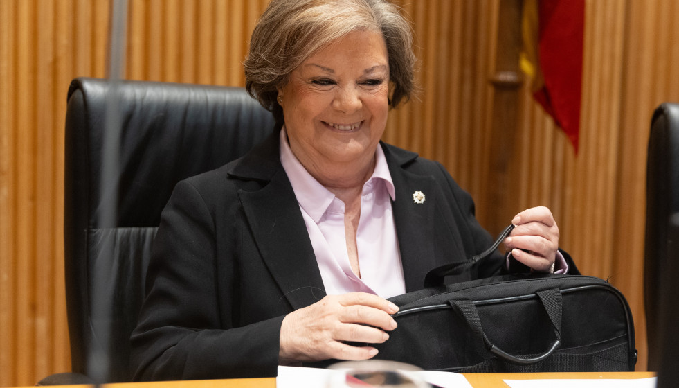 Archivo - La presidenta del Tribunal de Cuentas, Enriqueta Chicano Jávega, comparece durante una comisión, en el Congreso de los Diputados, a 30 de abril de 2024, en Madrid (España). La Comisión M
