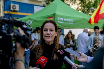 La portavoz de Vox en la Asamblea de Madrid, Isabel Pérez Moñino
