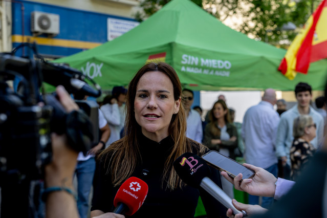 La portavoz de Vox en la Asamblea de Madrid, Isabel Pérez Moñino