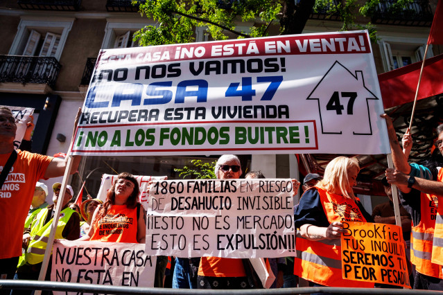 Protesta ante 'Génova'