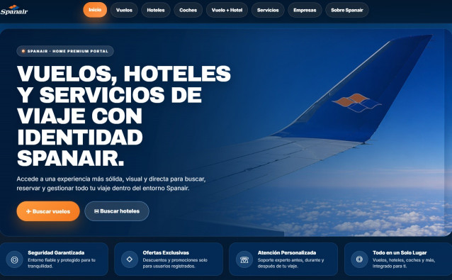 Vuelve la marca Spanair, reconvertida en una plataforma de distribución de vuelos y hoteles dirigida a agencias.