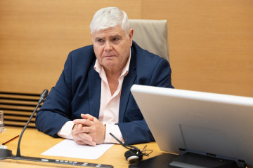 El exinspector jefe del Consorcio Provincial de Bomberos de Valencia retirado José Miguel Basset Blesa comparece ante la Comisión de Investigación sobre la gestión de la crisis derivada de la dana