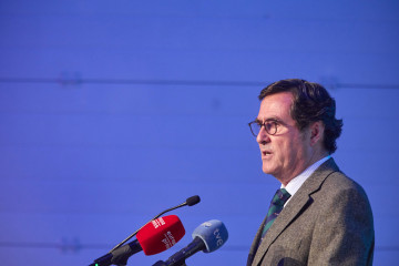Archivo - El presidente de la CEOE, Antonio Garamendi, en una imagen de archivo