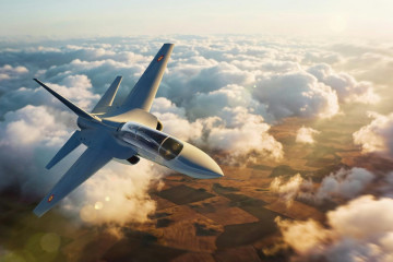 El nuevo avión entrenador del Ejército del Aire y del Espacio.