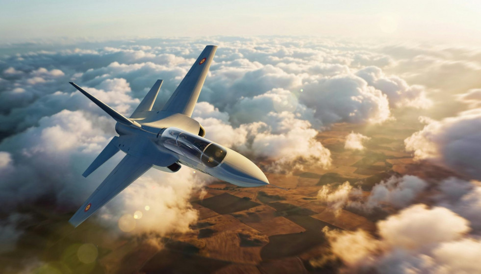 El nuevo avión entrenador del Ejército del Aire y del Espacio.