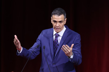 El presidente del Gobierno, Pedro Sánchez, interviene durante el Bloomberg CityLab 2026