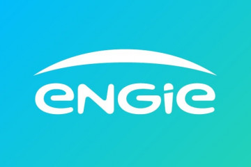 Archivo - Logo de la energética francesa Engie.