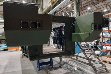 Archivo - Vehículo blindado 'Hunter'.