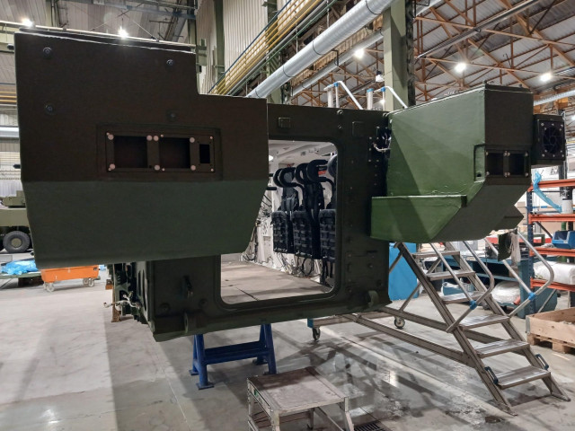 Archivo - Vehículo blindado 'Hunter'.