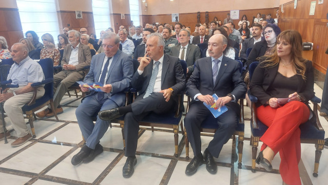 El ministro de Política Territorial y Memoria Democrática, Ángel Víctor Torres, preside el acto de homenaje a las víctimas del franquismo en Aragón.