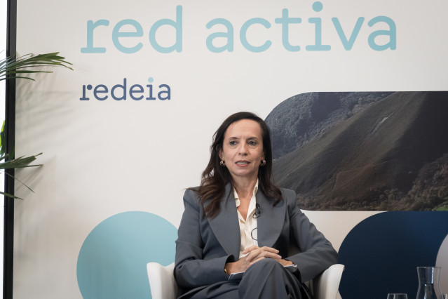 Archivo - La presidenta de Redeia, Beatriz Corredor