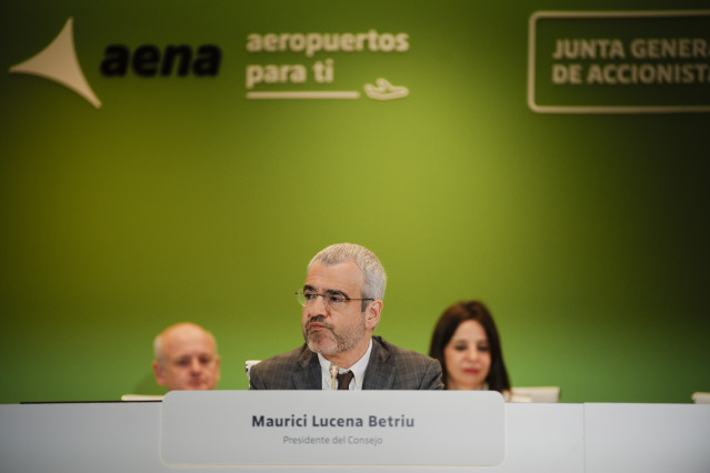 El presidente y consejero delegado de Aena, Maurici Lucena