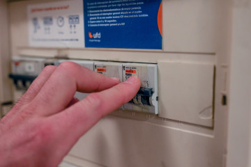 Archivo - Un cuadro eléctrico de una casa